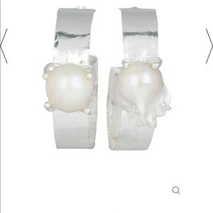 Christie Nicolaides “Lucetta” Silver Hoops